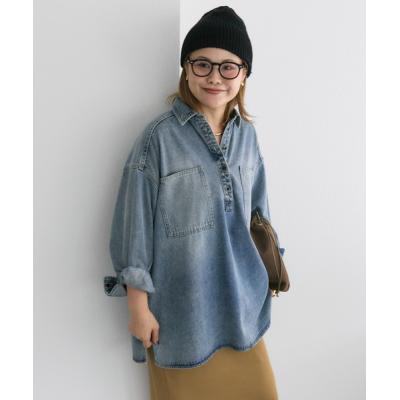 【即日発送可】PUAL CE CIN デニムボタンダウンシャツ　Free PUAL CE CIN(ピュアルセシン) シャツ/ブラウス（ボタン）の商品一覧