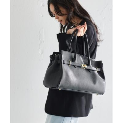 Milos 本革 黒 ハンドバッグ【新品未使用タグ付き】★お盆休み中★ セール】BARNYARDSTORM / MILOS(ミロス) / スクエアハンドルBAG