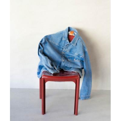 デニムジャケット ジップメンズ（ADAM ET ROPE'）（サイズ（S/M/L）：L