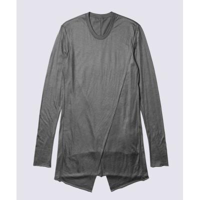 JULIUSドレープシャツ グレー 変形デザイン JULIUS ユリウス ドレープカットソー（ファッション）の商品一覧 通販