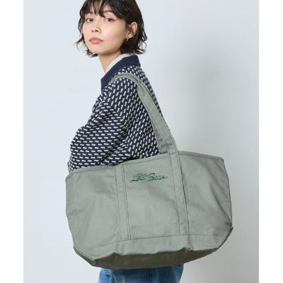 【新品】L.L BEAN トートバッグ オリーブ Large ボーイズマーケット L.L.Bean(エルエルビーン)の【LEE別注】【洗える】LEE100人隊コラボ