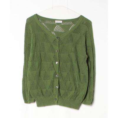 Sally Scott フラワー刺繍 太畝コーデュロイ ノーカラージャケット