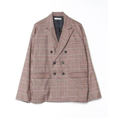 チェック柄 テーラードジャケット ブラウンのおすすめ人気商品一覧