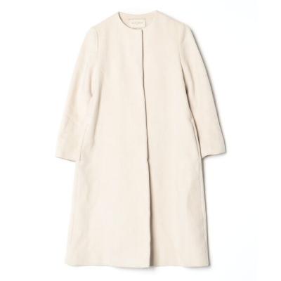 しろ様◆UNITED ARROWS TOKYO ノーカラーコート 日本製【 L】 ユナイテッドアローズ ノーカラーコート（ファッション）のおすすめ