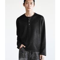 tシャツ REFINED WAFFLE HENLEY NECK L/S TEE メンズ レディース