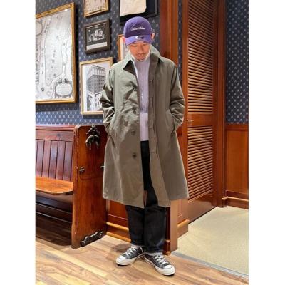 ラグランステンカラーコート（メンズコート、ジャケット