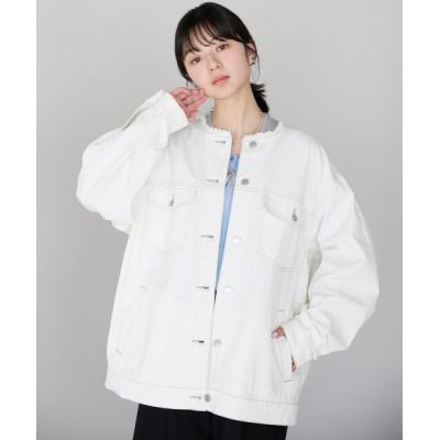 Traditional Weatherwear ノーカラー白デニムジャケット ホワイトノーカラーデニムジャケットの商品一覧 通販 - Yahoo!ショッピング