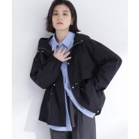 ブルゾン アウター 「sweet4月号掲載」「ちょうど、いい服」毎日これ。週7ペプラムフーディブルゾン レディース