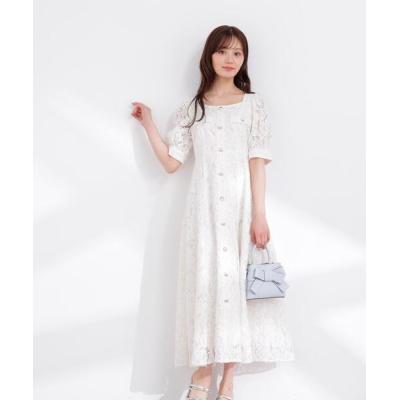 フロントボタンワンピース（PROPORTION BODY DRESSING）（色：ブルー系