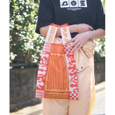 yahoo店（レディースエコ、折りたたみバッグ）（色：オレンジ系