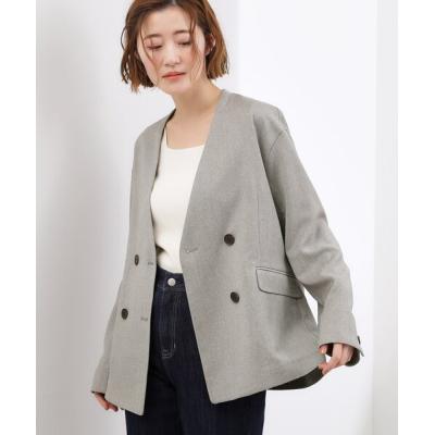 kolor ノーカラー グレー ジャケット ノーカラージャケット グレーの商品一覧 通販 - Yahoo!ショッピング