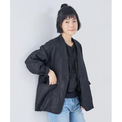 ノーカラー ジャケット 麻の商品一覧 通販 - Yahoo!ショッピング