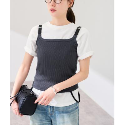 jane smith タンク JANE SMITH(ジェーンスミス)のSHORT SLEEVE WITH TANK LAYERED