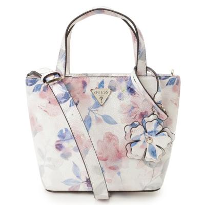 GUESS 花柄バッグ Amazon.com: GUESS Women's Kinsley Logo Pink Floral Print Travel
