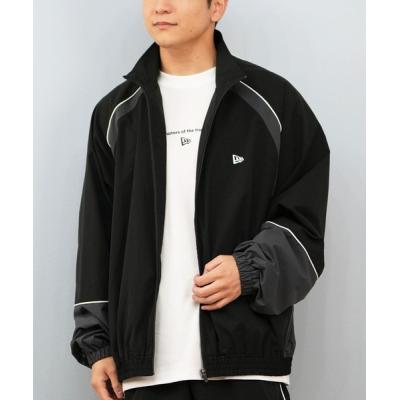 NEWERA ジャージ ニューエラ（NEW ERA）（メンズ）ジャージ 上 吸汗速乾 ブラック 黒