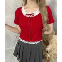 tシャツ レースレイヤード半袖トップス レディース | ZOZOTOWN Yahoo!店