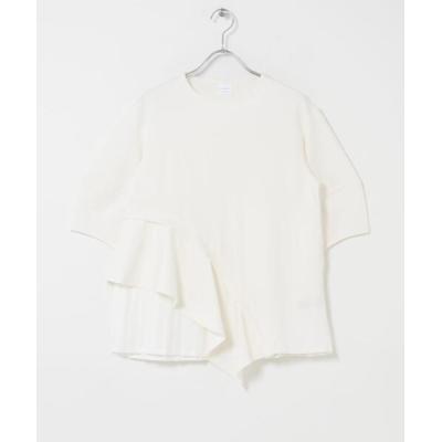 tシャツ ELENDEEK SLIDE FLARE DOCKING CUT AND SEWN レディース