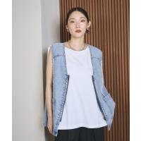 ベスト ジレ デニムZIPベスト　680355 レディース