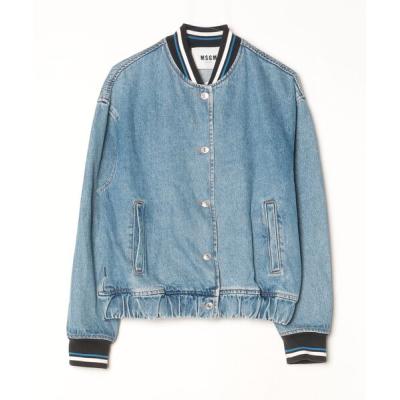 希少美品✨MSGM デニムジャケット ロゴボタン　刺繍　美シルエット　ブルー　M msgmデニムジャケットのおすすめ人気商品一覧 通販 - Yahoo!ショッピング