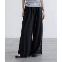 ワイドパンツ スウェットパンツ ジャージ スウェットレースワイドパンツ　670341 レディース