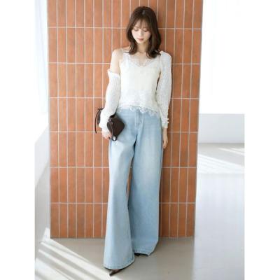 新品未使用2026SSWhim Gazetteハイウエストデニム検snidel 新品未使用2026SSWhim Gazetteハイウエストデニム検snidel デニム