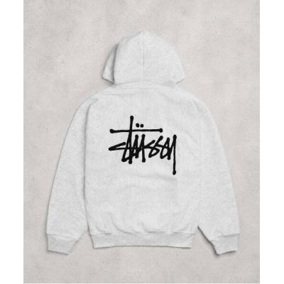 STUSSY ステューシー スケートボード バックプリント パーカー ホワイト パーカー ステューシー STUSSY スケボー スケートボードのおすすめ人気