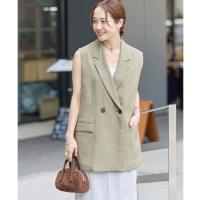 コート アウター アイアスストレッチ ベスト レディース