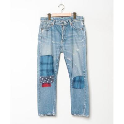 新品 SEVESKIG セヴシグ 2301ZXX Ver Mad K DENIM PANTS PT-SV-NSS-1008 デニムパンツ JEANS ジーンズ リメイク 再構築 INDIGO MEDIUM MADE IN JAPAN REMAKE バージョン マッドケー Vintage ヴィンテージ 加工 セルヴィッチ 赤耳 M BLUE used select