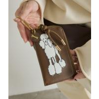 財布 「KEN NAKAYAMA×ear」コラボフラグメントケース/折り財布「本革」 レディース