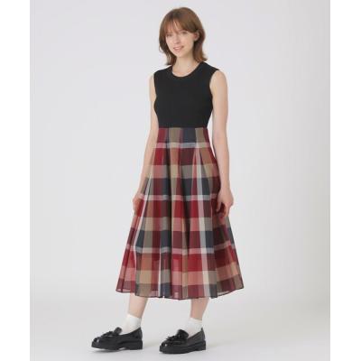 ブルーレーベルクレストブリッジ ワンピース チェックのおすすめ人気