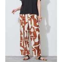 パンツ ウエストゴム幾何柄プリントパンツ レディース | ZOZOTOWN Yahoo!店