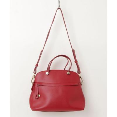 FURLA レッド 赤 チェーン ショルダーバッグ 斜めがけ 2way FURLA 