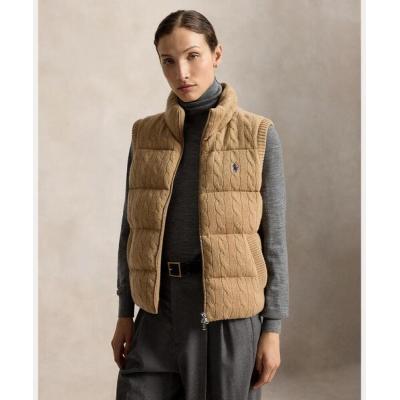 【美品】Ralph Lauren カシミヤ混 日本製　Pコートブラウン Ｌ13 POLO RALPH LAUREN レディースコート、ジャケット（色：ブラウン系