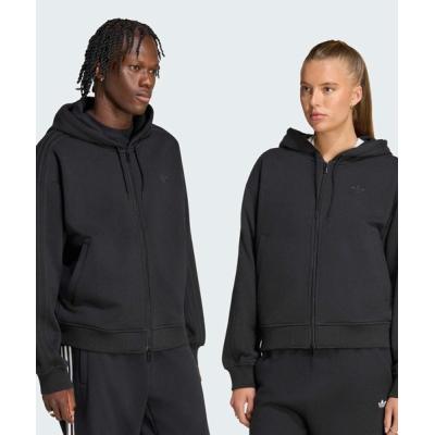 adidas メンズパーカー（ジップ、ボタン：ジップアップ）｜トップス