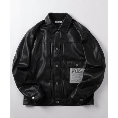 1ST（メンズ革ジャン、レザージャケット）（サイズ（S/M/L）：L