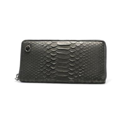 本革] 長財布 ホワイト パイソン ロングウォレット ハンドメイド 新品 