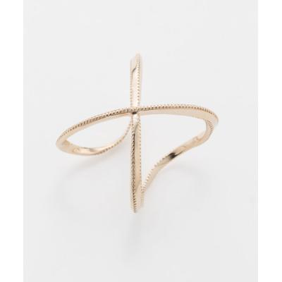 jupiter/ジュピター♡リボンモチーフダイヤモンドリング　K10　9号　指輪 jupiter GOLD LABEL - JUPITER✨ジュピター デザインリング 梨花