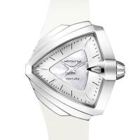 腕時計 レディース HAMILTON 「ハミルトン」 腕時計 Ventura （ベンチュラ）  クオーツ 38MM ラバーベルト マザーオブパール×ホ | ZOZOTOWN Yahoo!店