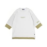 DOUBLE STEAL ダブルスティール 7分袖 Tシャツ LAYERED SIMPLE TEE 