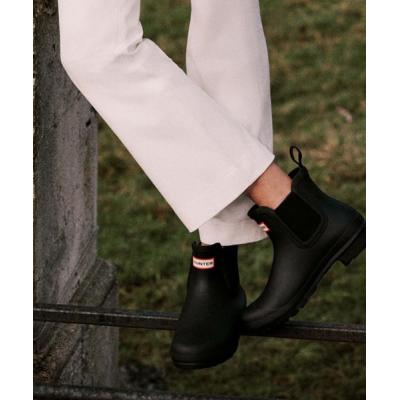 HUNTER メンズレインシューズ、ブーツ（色：ブルー系）｜シューズ