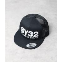 帽子 キャップ メンズ SY32 by SWEET YEARS” ロゴ刺繍メッシュキャップ | ZOZOTOWN Yahoo!店