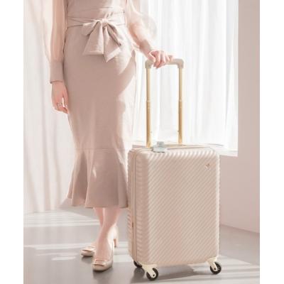 Jewelna Rose (ジュエルナローズ)スーツケース 47L ホワイト Jewelna Rose ジュエルナローズ スーツケース キャリーバッグ 機内