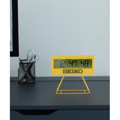 SEIKO 置き時計（色：イエロー系）｜インテリア時計｜家具、インテリア