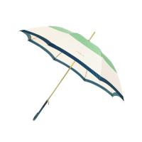 傘 長傘 耐風 カラーボーダー レディース