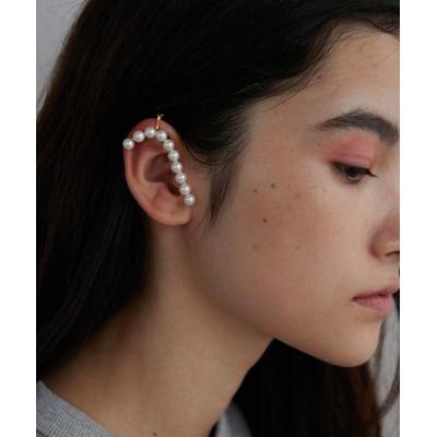 L'Attitude orb\"parallel\"ピアス シルバー L'Attitude orb