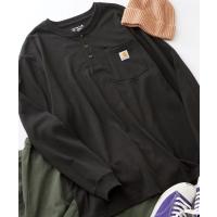 tシャツ Tシャツ メンズ carhartt / カーハート ロゴ ポケットビッグシルエットヘンリーネックロンT Workwear Pocket Lo | ZOZOTOWN Yahoo!店