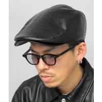 帽子 メンズ ヴィンテージレザー風 フェイクレザー ハンチング / ハンチング帽 / モナコハンチング | ZOZOTOWN Yahoo!店