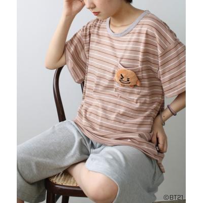 BT21 パジャマセット ストライプ≫Mサイズ ネイビー≫Lサイズ 最終値下げ BTS BT21 パジャマ ストライプ≫Mサイズ ネイビー≫L