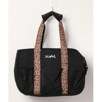 x-girl 黒 キャリーバッグ　ペット用 X-girl ペットキャリー ペットスリング 犬 抱っこひも