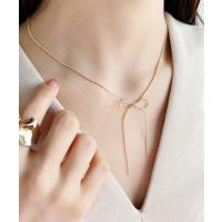 ネックレス レディース simple ribbon necklace / シンプル リボン ネックレス | ZOZOTOWN Yahoo!店